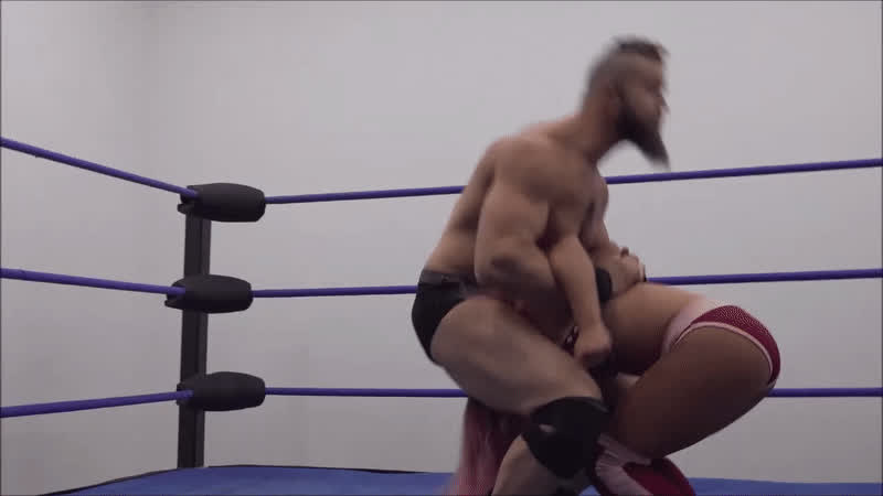 mexican pink wrestling gif