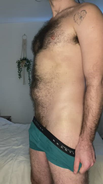 Amateur Hairy Male Masturbation OnlyFans Stripping gif