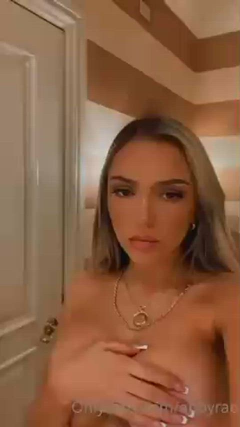 ass babe big tits blonde fansly non-nude onlyfans pawg tease gif