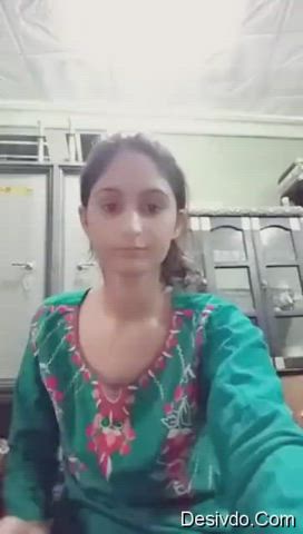 Big Tits Desi Indian Solo Strip Striptease gif