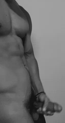 abs big dick tiny waist cock gif