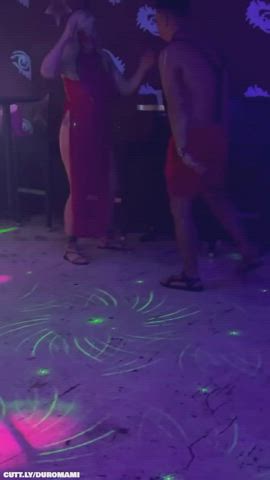 amateur blowjob club dancing exhibitionist nightclub nudity public gif
