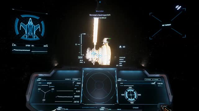 Star Citizen - Data Skimmer Explosion