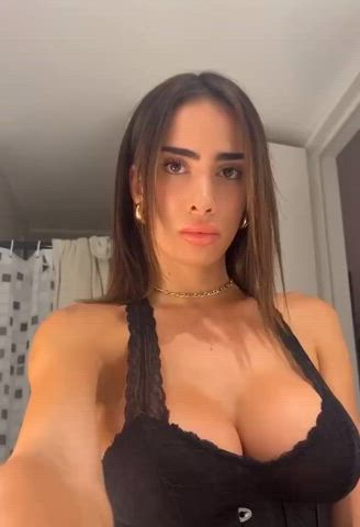 babe big ass big tits boobs homemade nsfw orgasm pussy solo teen gif