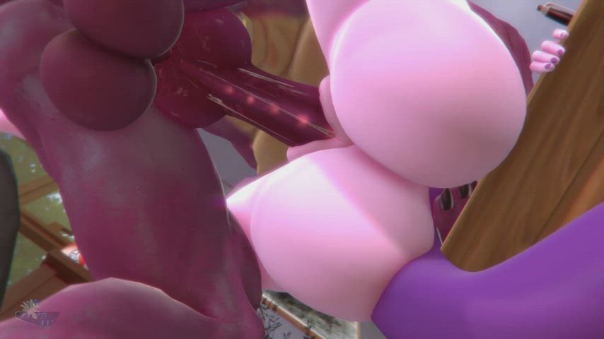 3d animation big ass big dick furry monster cock rough rule34 tight pussy mlp gif