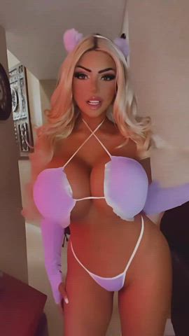 blonde fake ass fake boobs fake tits gif