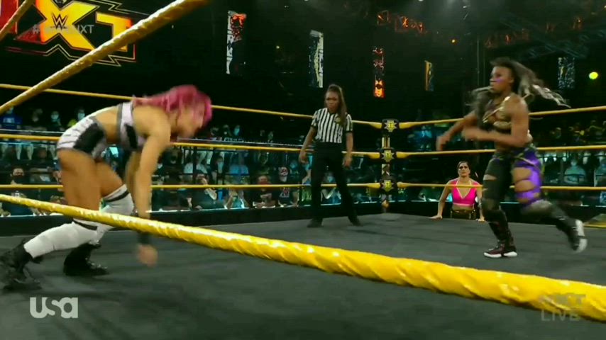 female humiliation wrestling gif