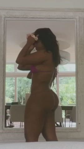 big ass bikini brazilian bubble butt celebrity ebony thick gif