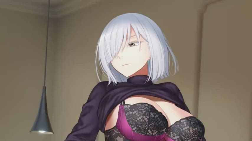 anal anal creampie animation anime big tits creampie hentai gif