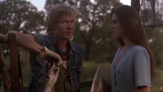 Jennifer Connelly - The Hot Spot (1990) - going w protagonist to visit sleazy blackmailing