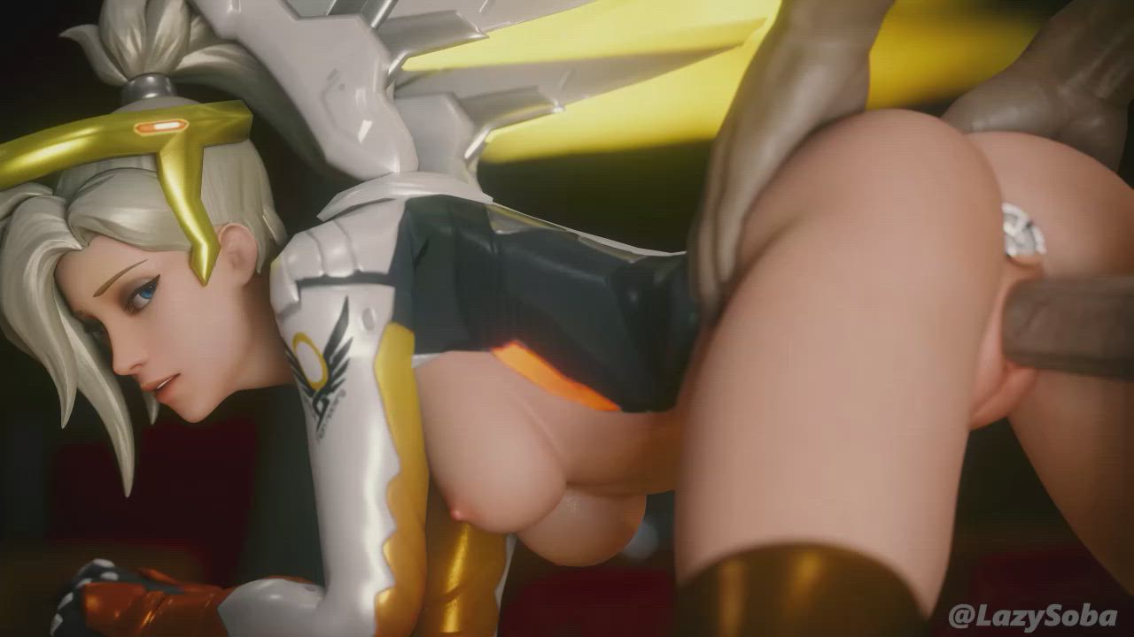 Mercy doggy penetration (Soba) [Overwatch]