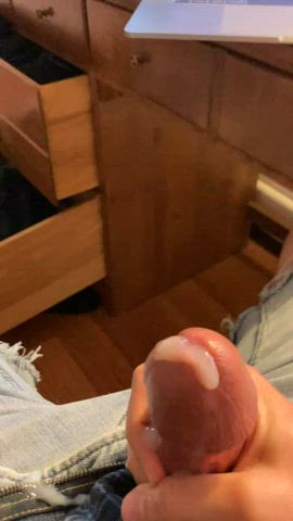 big dick cum masturbating cock solo gif