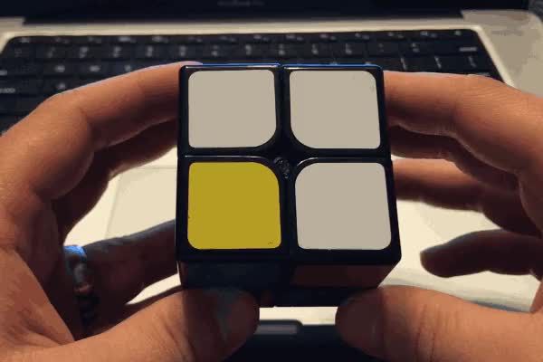 Flipping Cube And Setting Fourth White Piece