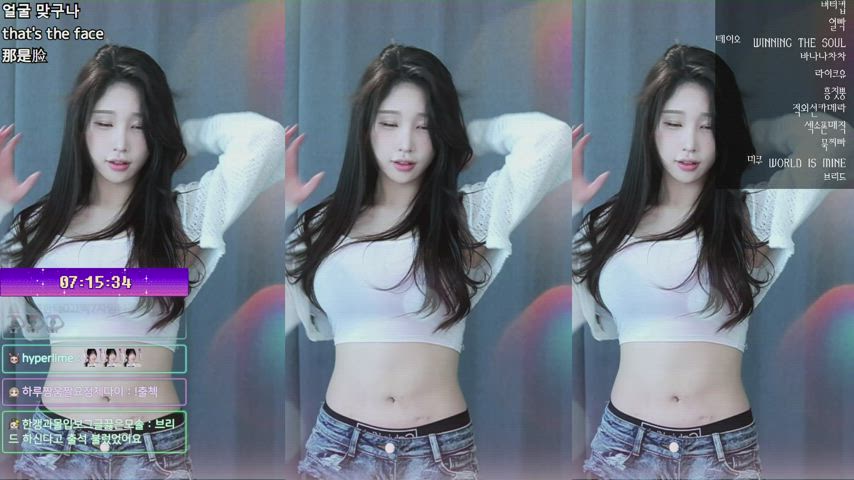 asian big tits dancing korean gif