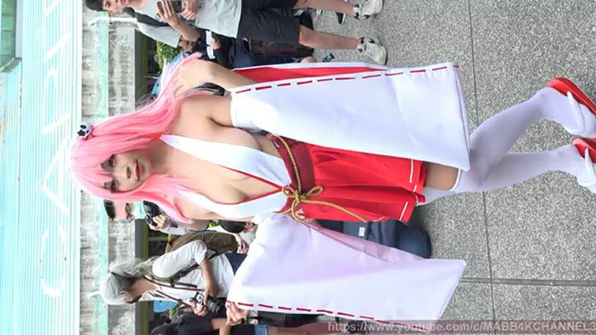 asian cosplay cute japanese model gif