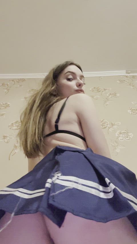 Do you want this ass on your face while you lick my pussy through my panties?