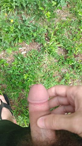 Amateur Outdoor Penis Pissing gif