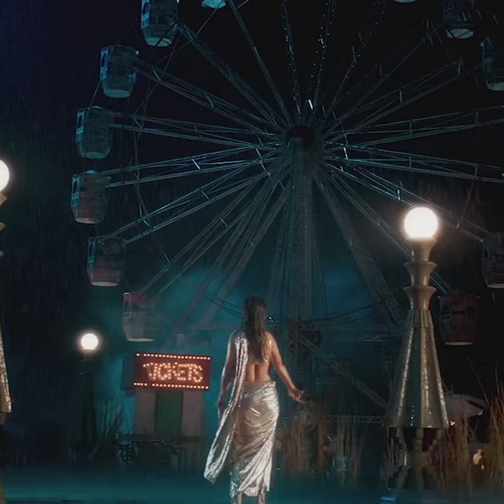 Bollywood Boobs Bouncing Tits Dancing Hair Katrina Kaif Seduction Wet gif
