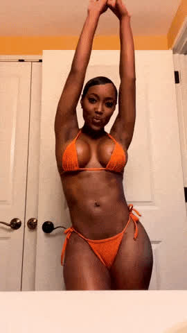 boobs busty ebony gif