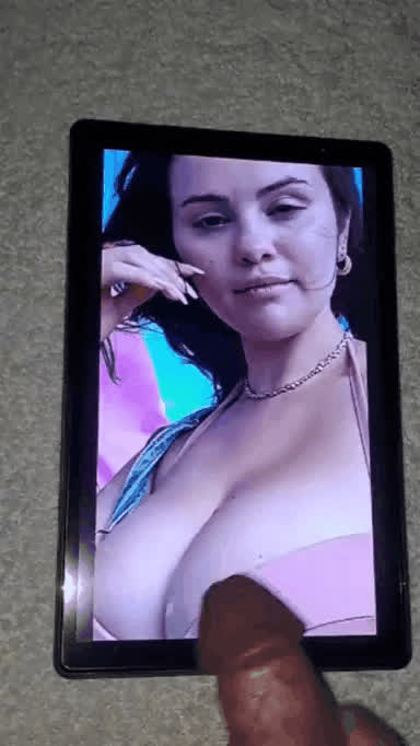 celebrity cock cum selena gomez sex tribute gif