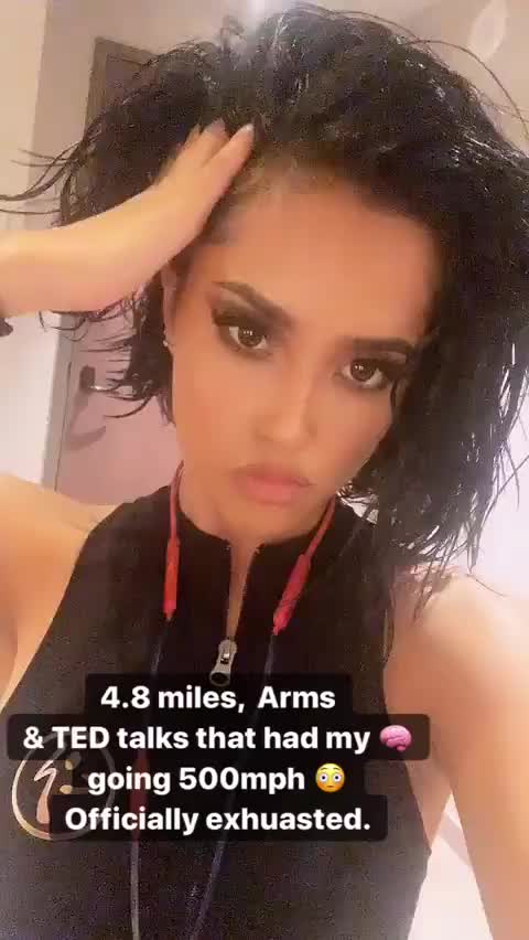 Becky G IG Exhausted But Hot