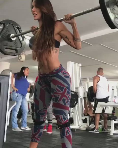 athletic big ass gym gif