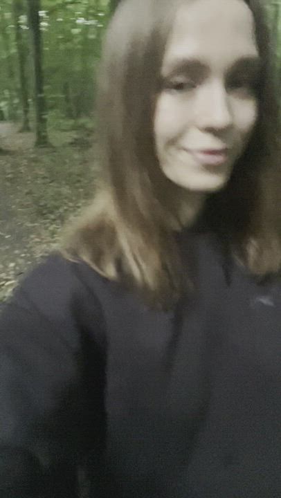 [F]ooling around in the woods 😜😋[OC]
