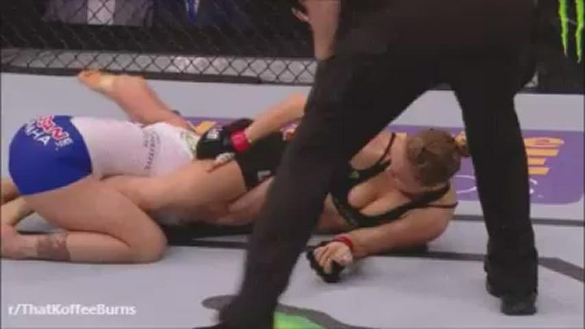 big tits blonde celebrity public ronda rousey sensual submission gif