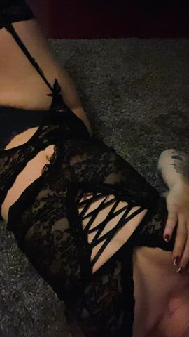 would you fuck me on the floor with my lingerie on or without?? ??