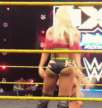 Blonde Pawg Wrestling gif