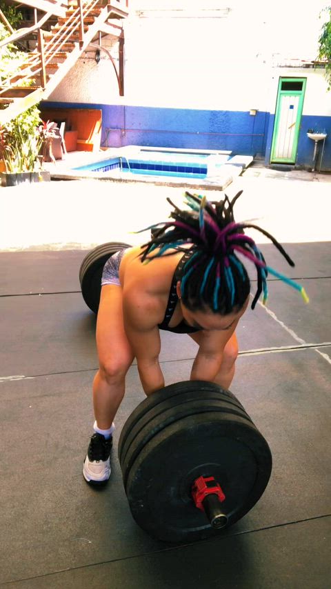 muscles muscular girl onlyfans workout gif