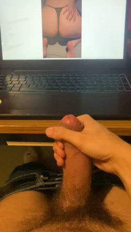 amateur cock jerk off solo tribute gif