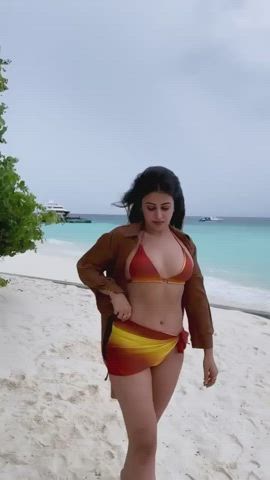 Ass Beach Bikini Curvy gif