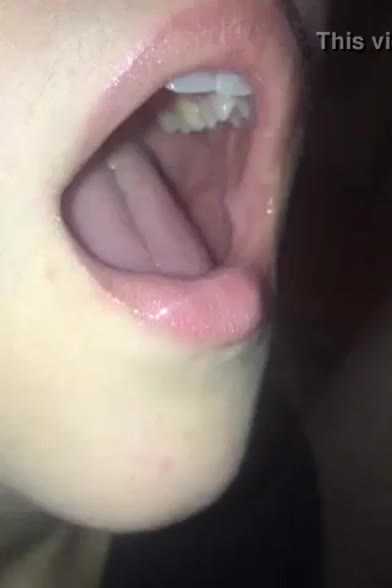 Girlfriend takes swallows a load