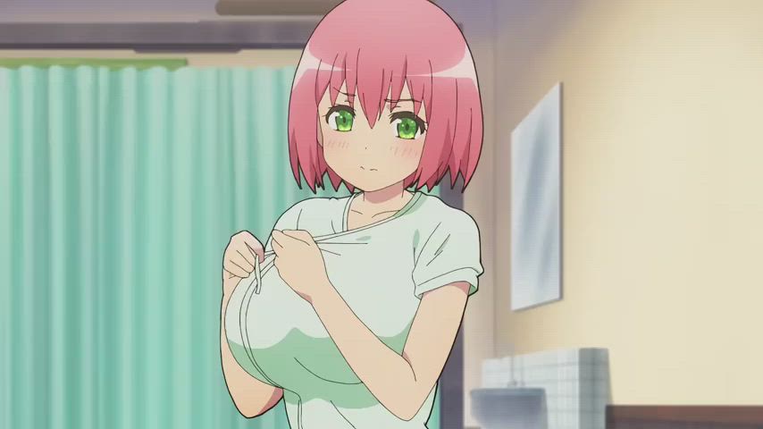 animation anime big tits boobs hentai huge tits natural tits teen tits gif