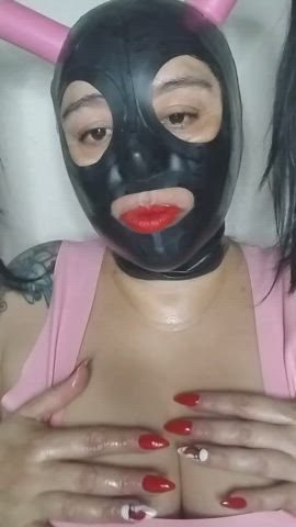 argentinian femdom latex gif