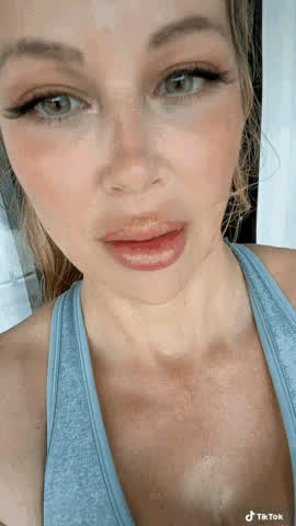 boobs busty workout gif
