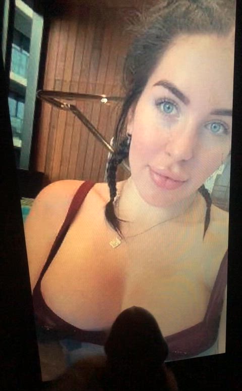 big tits bikini boobs cum cum on tits cumshot fake tits masturbating selfie tribute