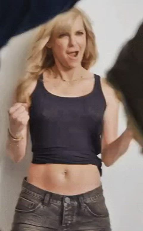 anna faris belly button celebrity gif