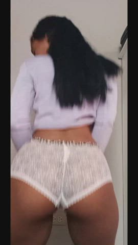 Ass Dancing Ebony Underwear gif