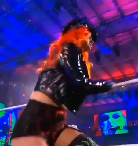 ass babe big ass booty pawg redhead thick wrestling gif