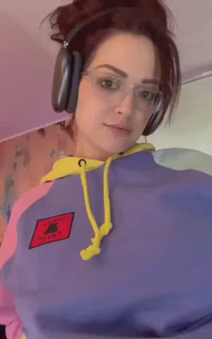 Big Tits Tessa Fowler Titty Drop gif