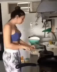 Kiss Kitchen Real Couple gif