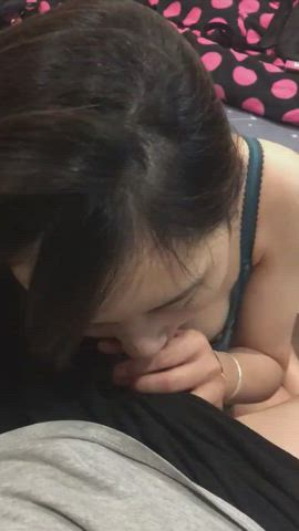 asian blowjob chinese cumshot deepthroat gif