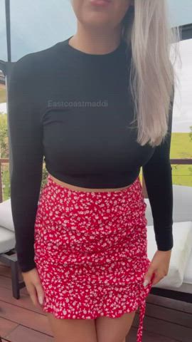 australian babe blonde boobs milf natural tits tits titty drop gif
