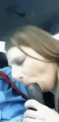 Sexy Mature Woman Sucking BBC In Car