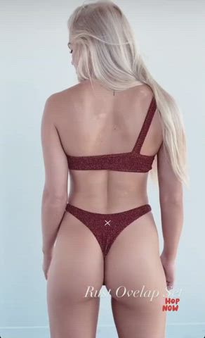 ass blonde legs gif