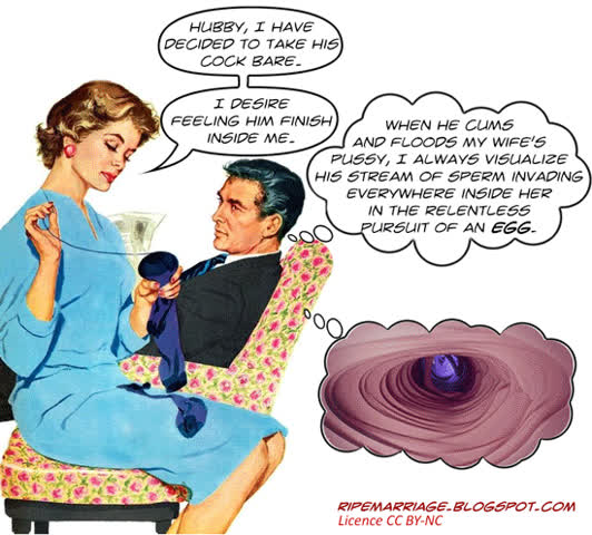 Caption Comics Cuckold Husband Wife gif