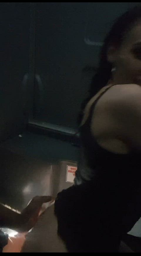 club nightclub reverse cowgirl toilet gif