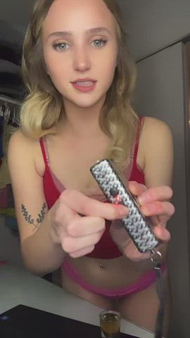 blonde cute tiktok gif